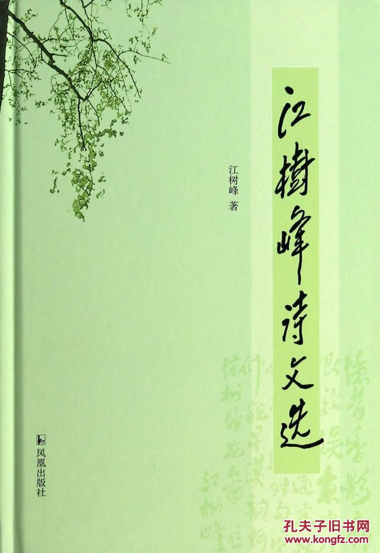 正版现货 江树峰诗文选