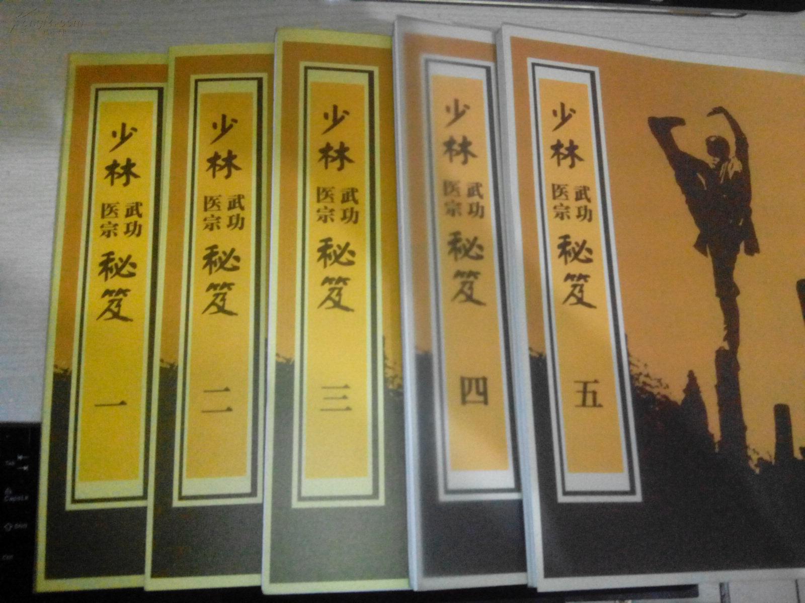 少林武功医宗秘笈(全十卷)【1999年一版一印1000册,戴敦邦封面插图】