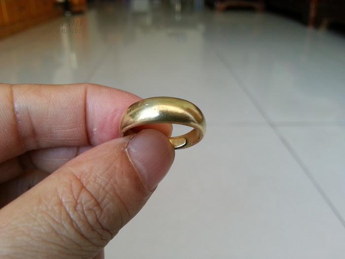 清或更早 金戒指一枚 包真金