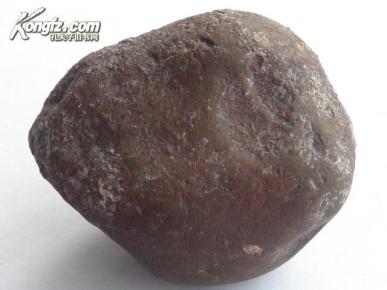 凉山绿皮包浆红碧石 奇石【南红玛瑙伴生矿 127克】