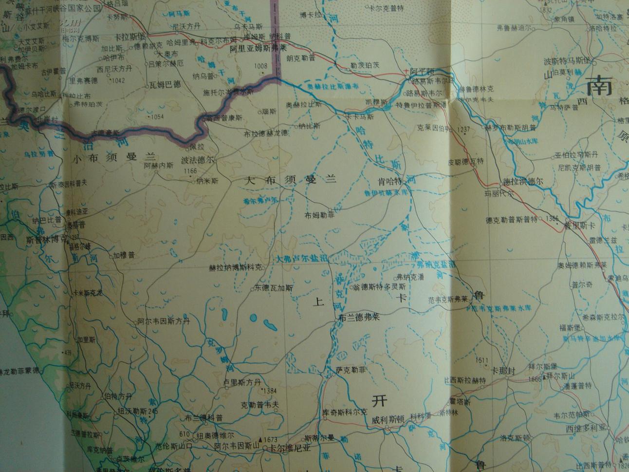 南非(阿扎尼亚)斯威士兰 莱索托地图 分层设色 地形版 1978年6月1版1