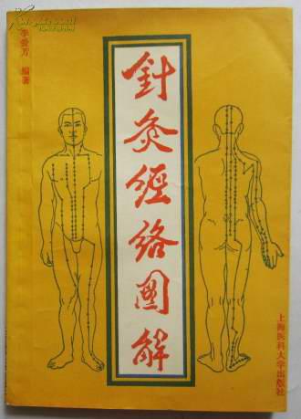 针灸经络图解(32开,96年出版,中医类)