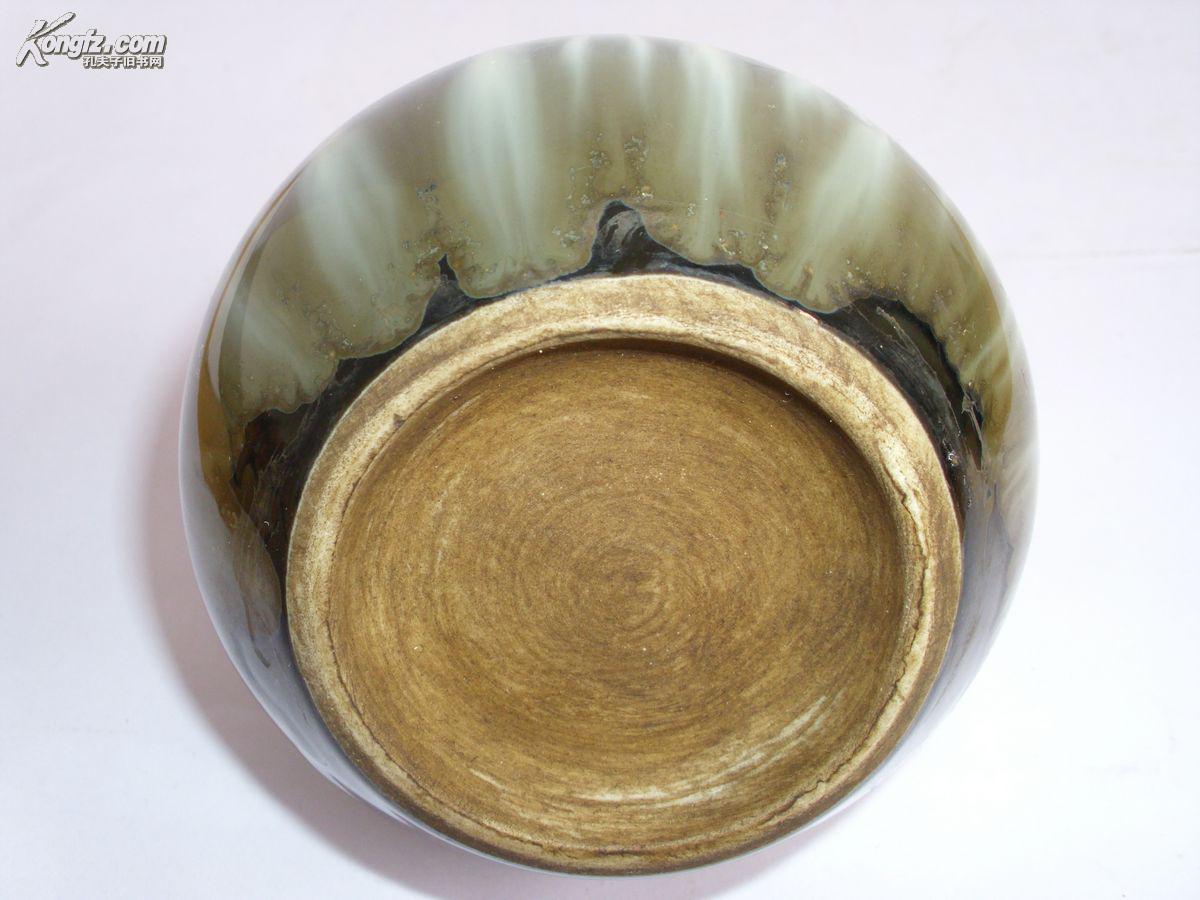 小花瓶摆件 老瓷古瓷陶瓷瓷器瓷片纹变釉彩瓷摆设古董