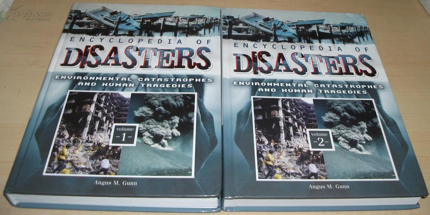 英文原版书 encyclopedia of disasters 灾害百科全书:环境灾难和