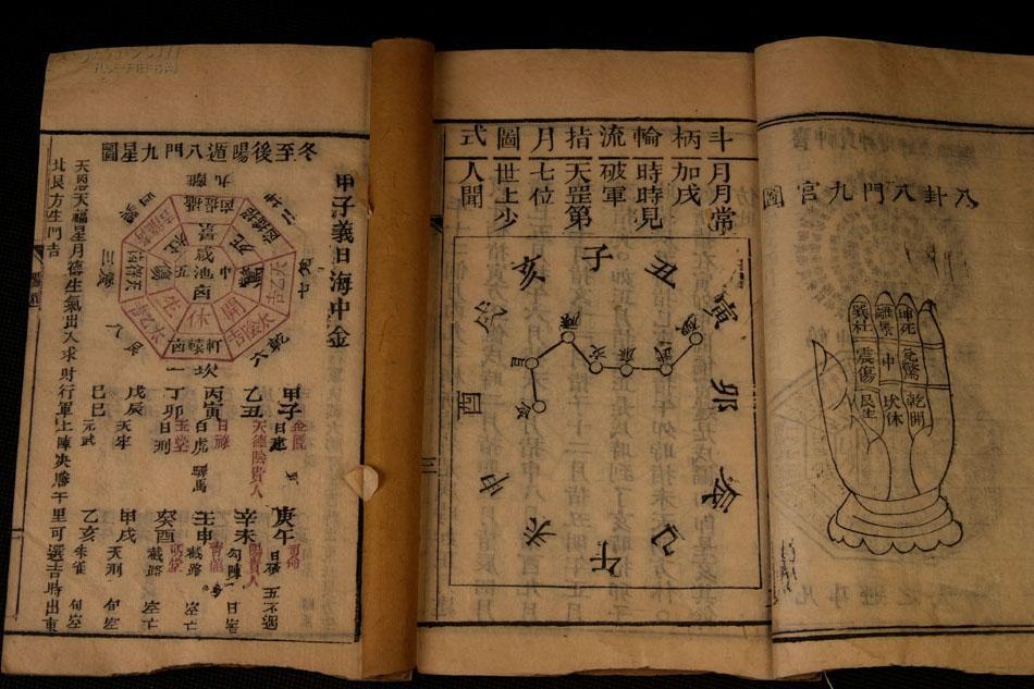 【原装珍本】清朱墨双色套印精刻本【八门九星阴阳二遁】【增补诹吉