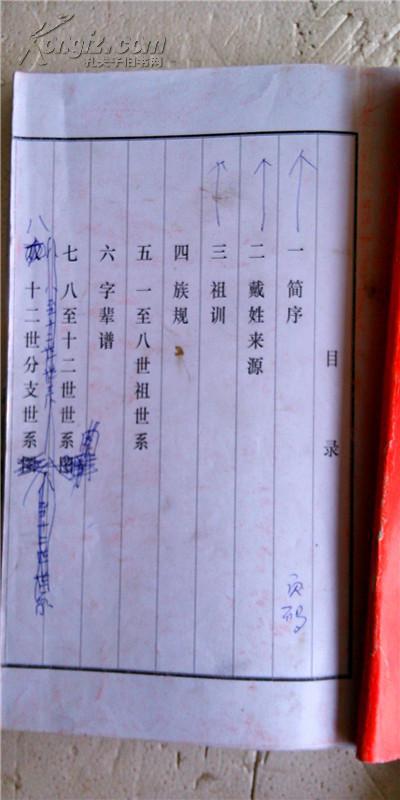 戴氏家谱【二礼堂】建湖县十八团富公支 16开 146页 复印本