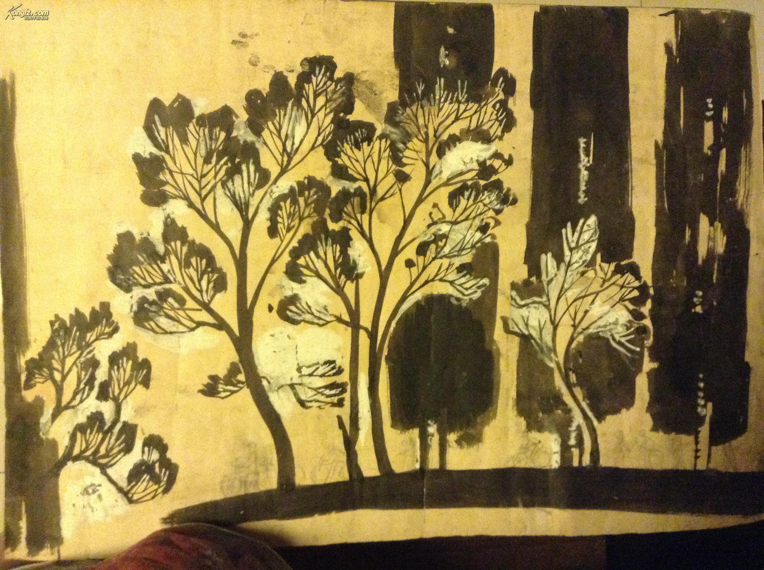 版画草稿 46.5*33cm