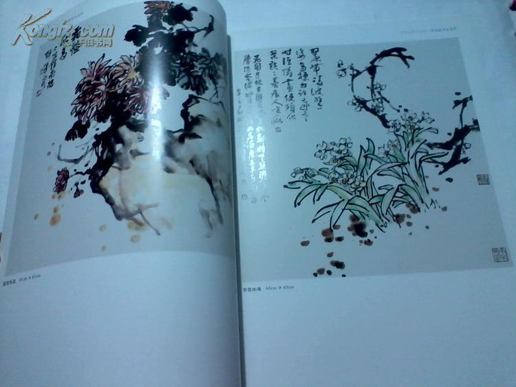 中国近现代名家作品选粹 周兆颐 花鸟画作品集 8开【详看内图