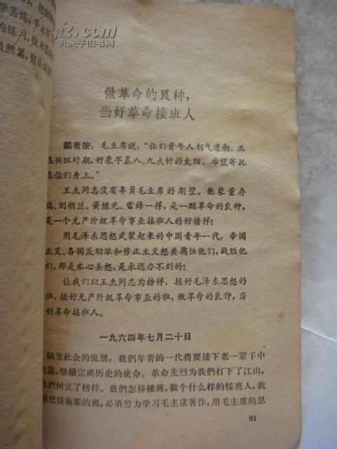 王杰日记