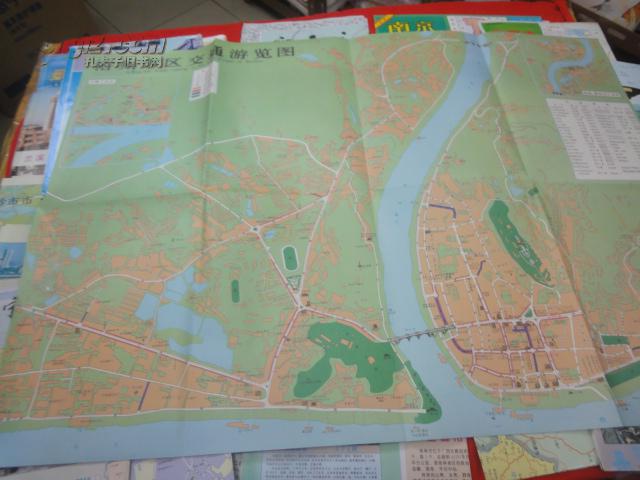 26张九十年代左右不同地方的交通,旅游地图 (兰溪,淳安县,桂林,淮南图片