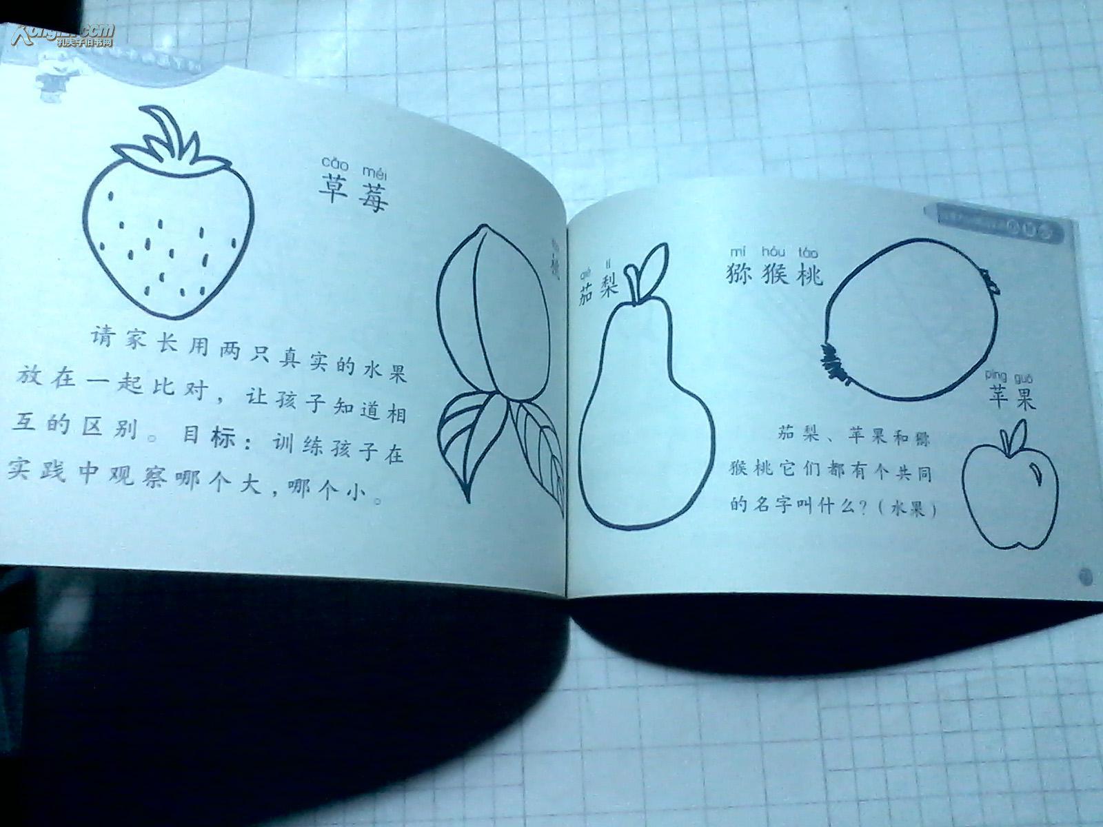 简笔画 何老师卡通画系列(注意力训练)32开92页【详看内图 目录 98品