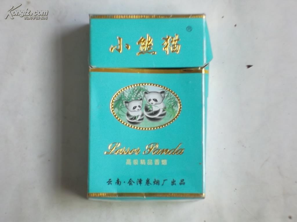 【图】小熊猫硬盒烟标:(焦油量15mg烟气烟碱