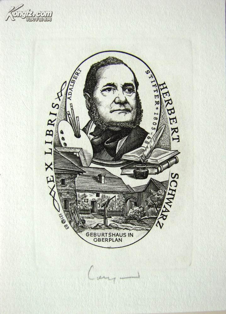 【图】奥地利艺术家Oswin Volkamer铜板名人