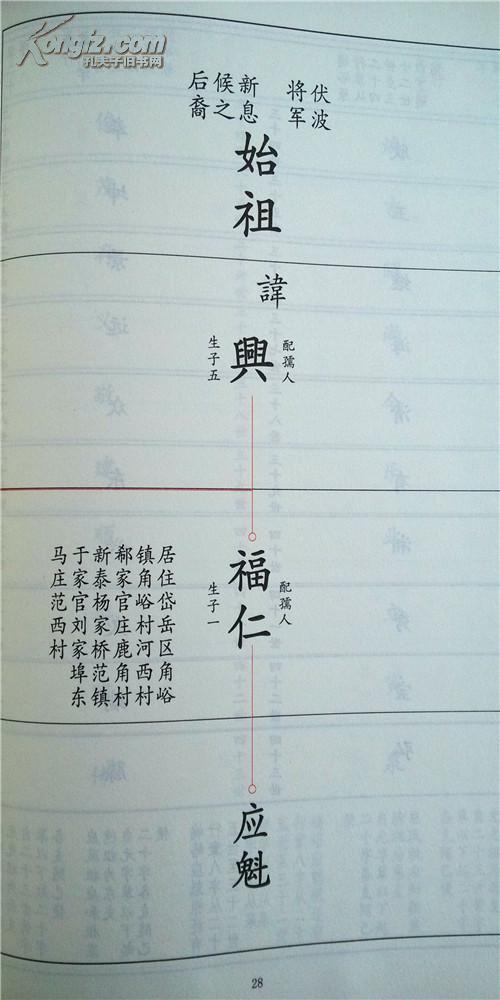 家谱----马氏家谱[扶风堂]洪桐迁山东兴公支 大16开 1718页 11本 线装