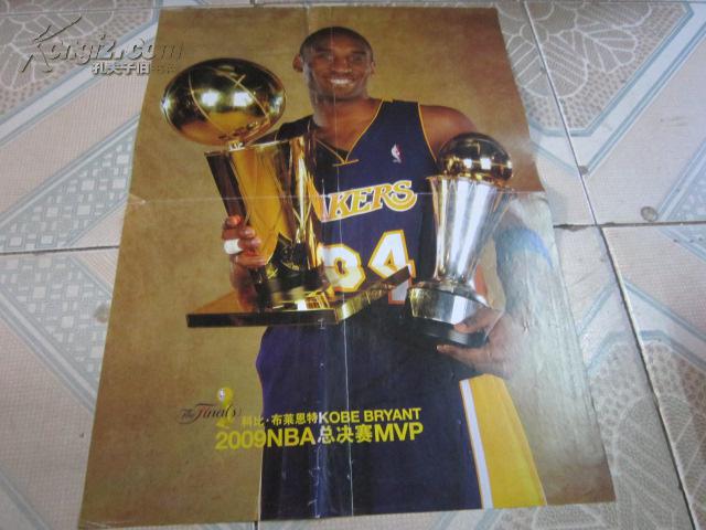 篮球海报1:科比.布莱恩特2009nba总决赛mvp 2009nba总冠军全家福