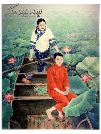 工笔人物画 中国画《经典 风范 中国当代核心画家作品