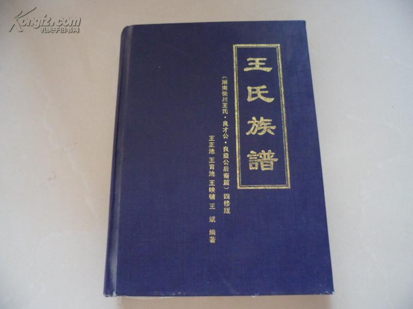 王氏族谱(湖南徙川王氏.良才公.良益公后裔篇)四修版