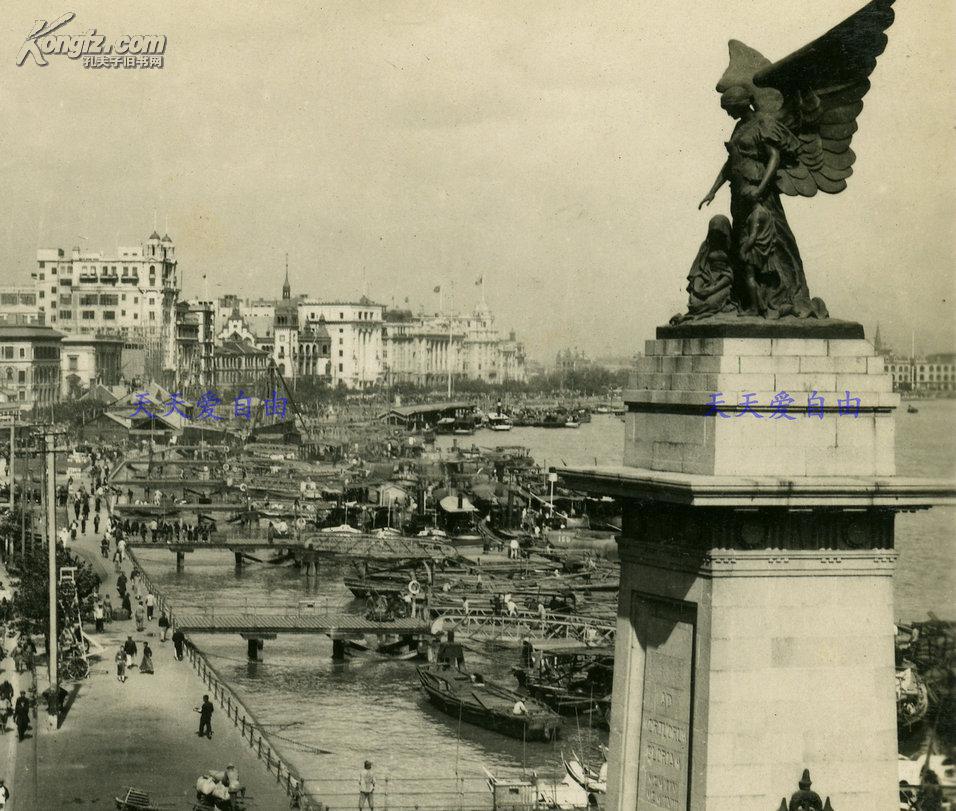 1930~1940年代银盐照片----民国上海外滩全览