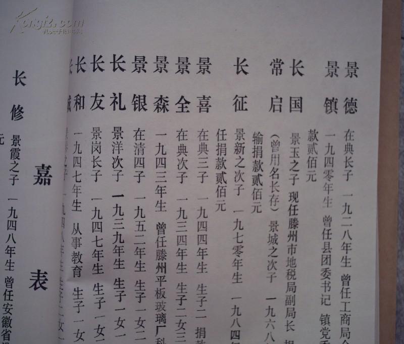 宗谱 古滕傅氏族谱(山东滕州杨园)