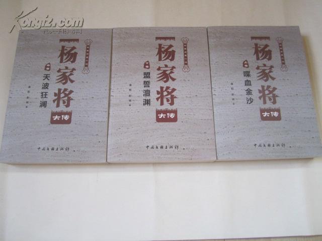 正版 长篇历史小说《杨家将大传【上卷:喋血金沙,中卷:天波狂澜
