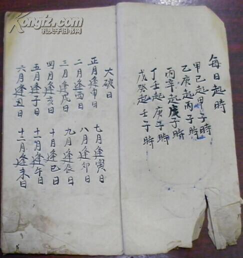 天干图地支图每日起时大破日红沙日长生日杀猪犯刀砧日忌重丧日忌逐月