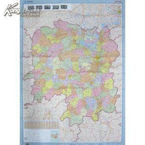 60元 湖南省地图(比例尺1:940000最新版) 9787802128552  查看大图图片