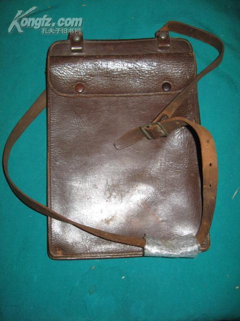 民国侵华日军军官用纯牛皮文件包(尺寸:29cm*