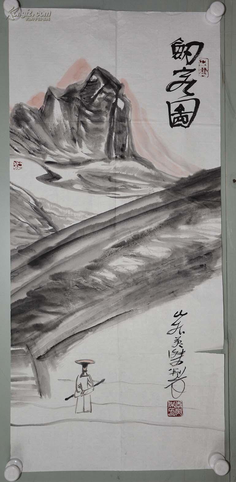李英杰 人物山水图片