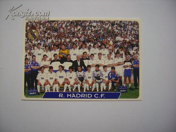 【意大利原版足球卡】95至96赛季西班牙皇家