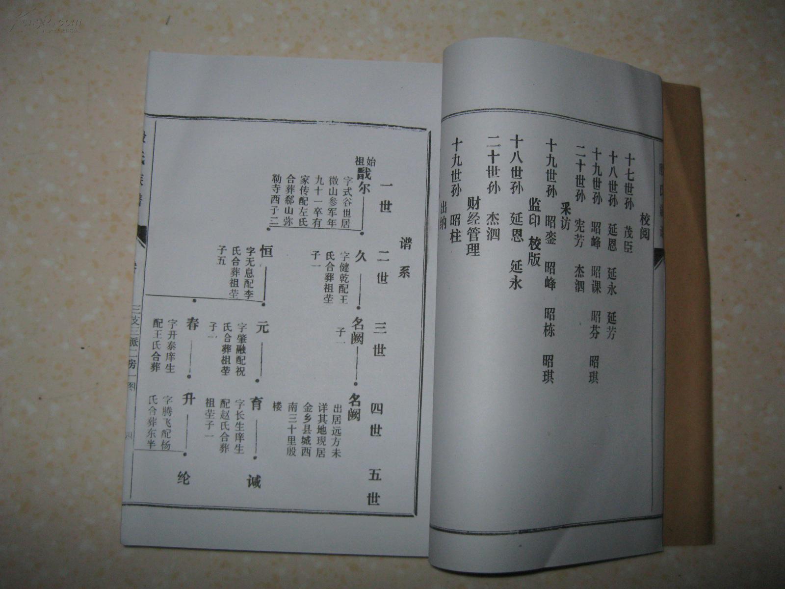 五修班辈:高贤昌茂延昭宪允齐先贻泽汝诚葆广培代有传;六修班辈:知