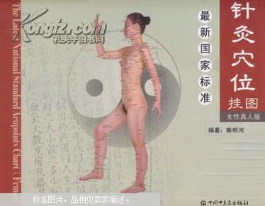 最新国家标准针灸穴位挂图 : 女性真人版
