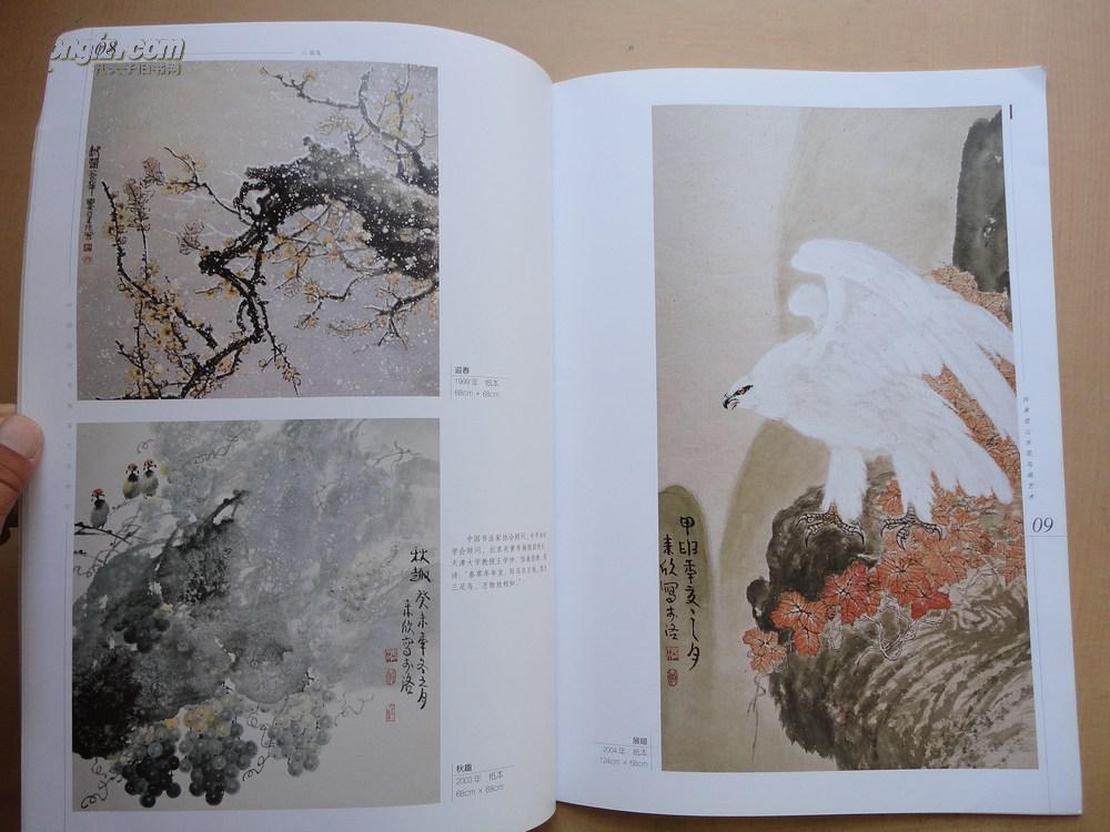 8开 《 中国当代名画家艺术研究—许来欣山水花鸟画艺术》品好 见图