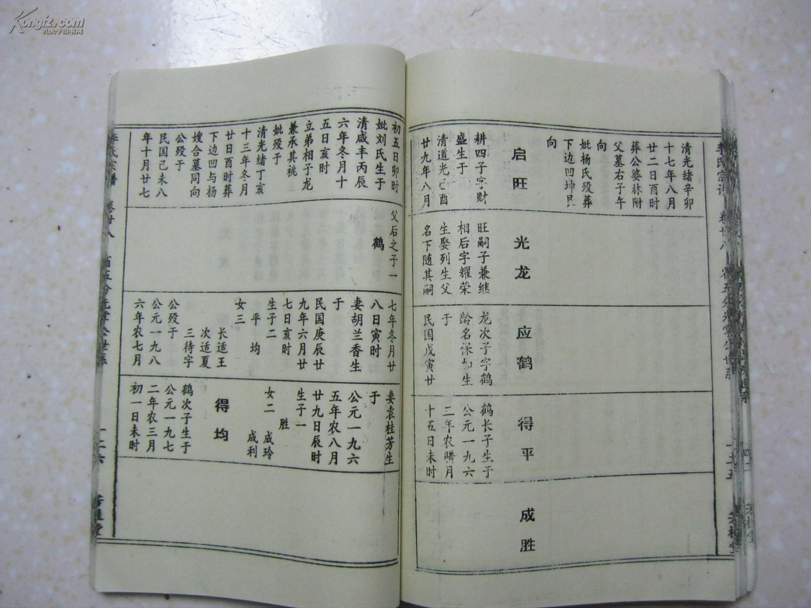 李氏族谱辈分排名_李氏族谱辈分排名全部