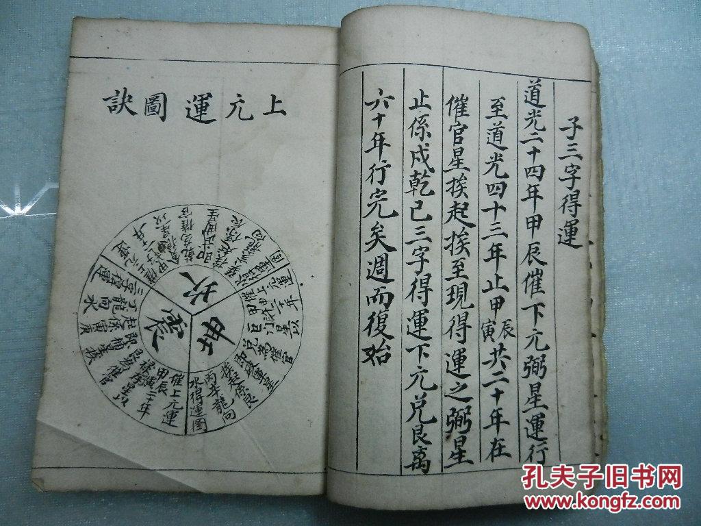 线装手抄本 挨星秘窍全卷