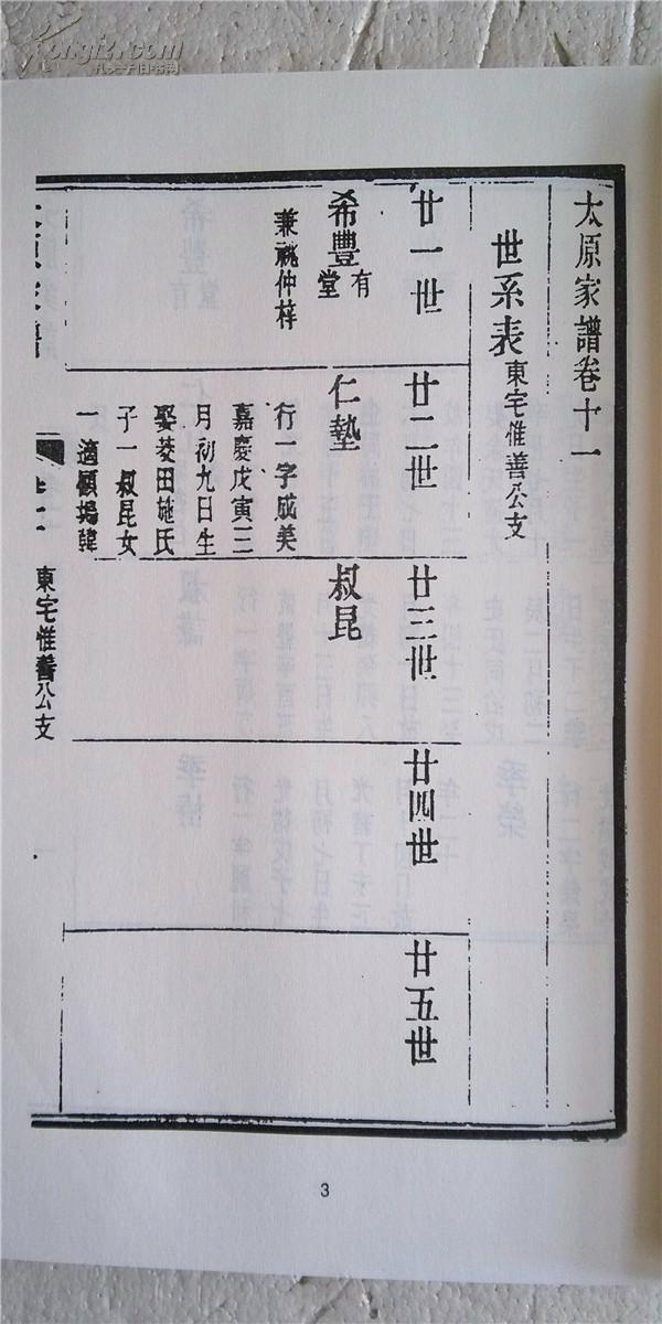 家谱----太原王氏家谱 (卷八--卷二十七) 9本 16开 4498页
