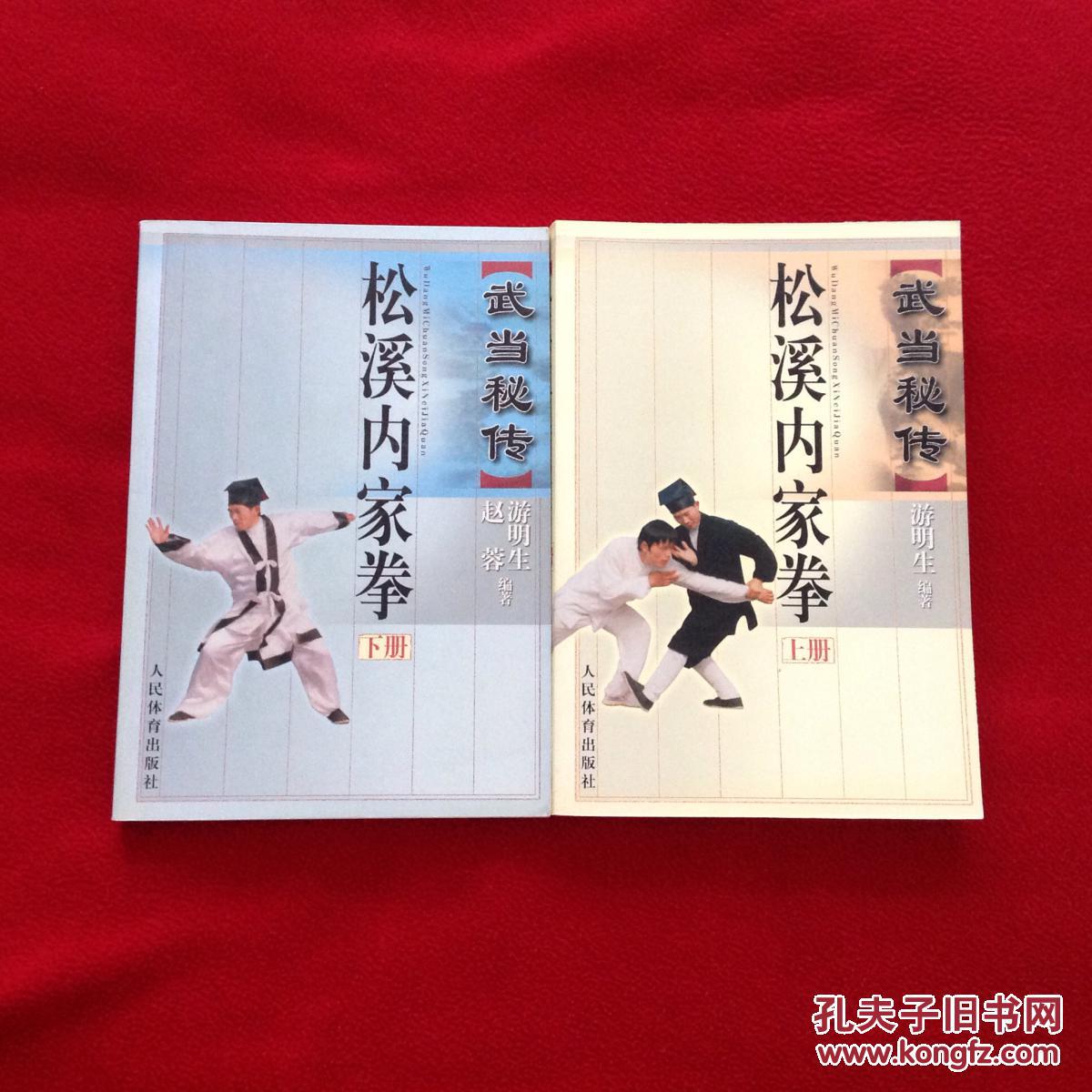 武当秘传松溪内家拳上下册,武当秘传短打绝技,武当秘传剑术精华,武当