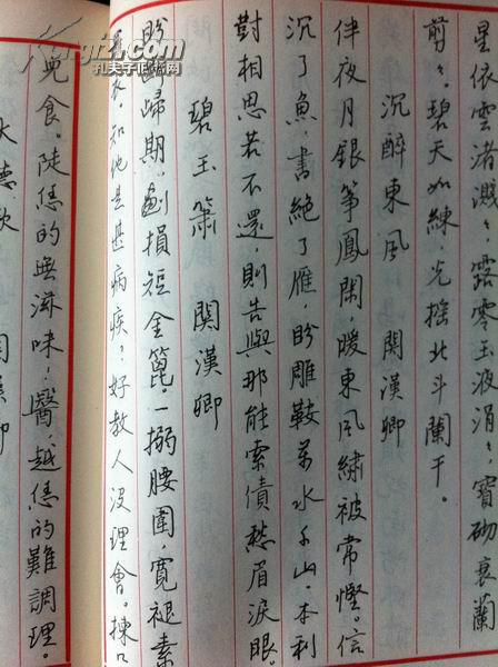 稀缺本:元曲一百首钢笔行书字帖(王正良行书力作)