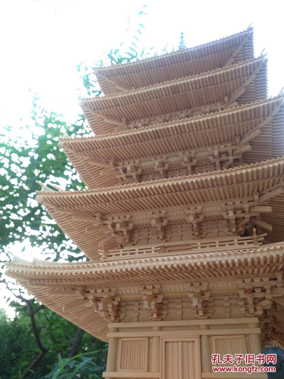 自制木构模型特展175兴福寺五重塔日本最高古塔奈良象征