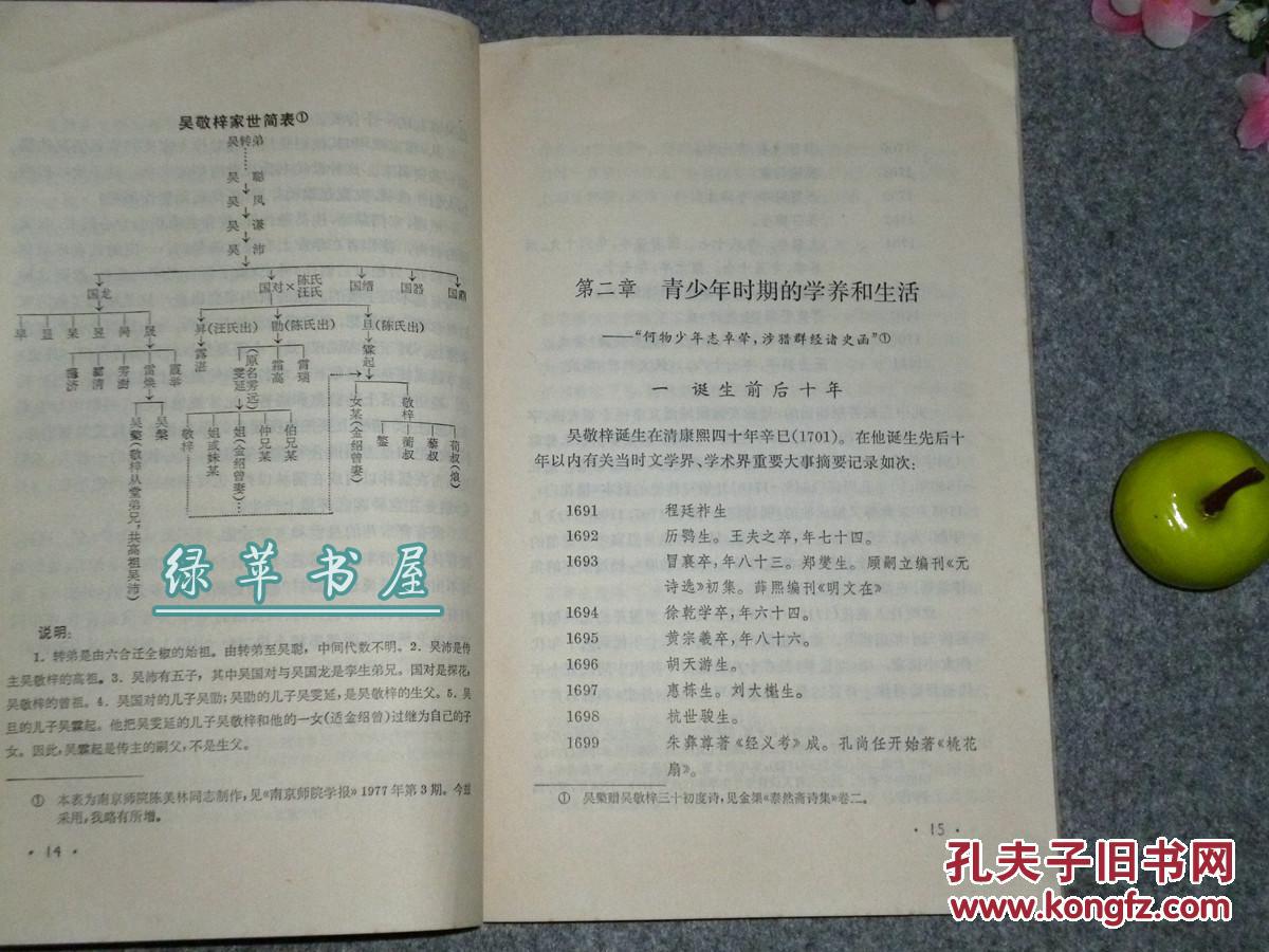 1981年一版一印 品好※ [精美插图-清代讽刺白话小说"儒林外史":南京