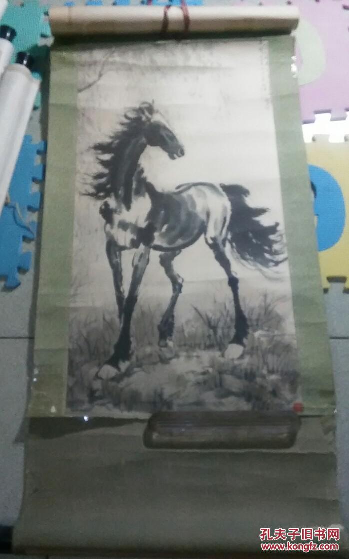 徐悲鸿"立马图",印刷品