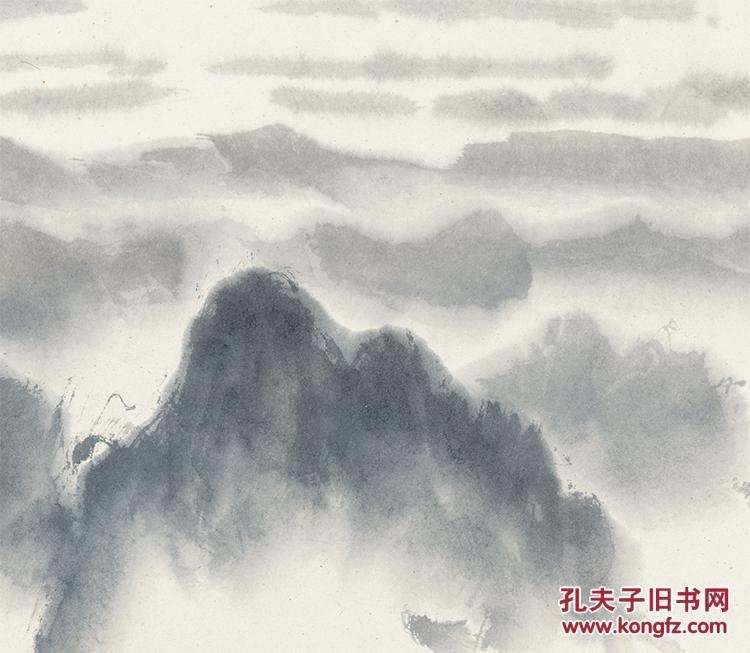 吴作人-长空-70x137cm(图5)