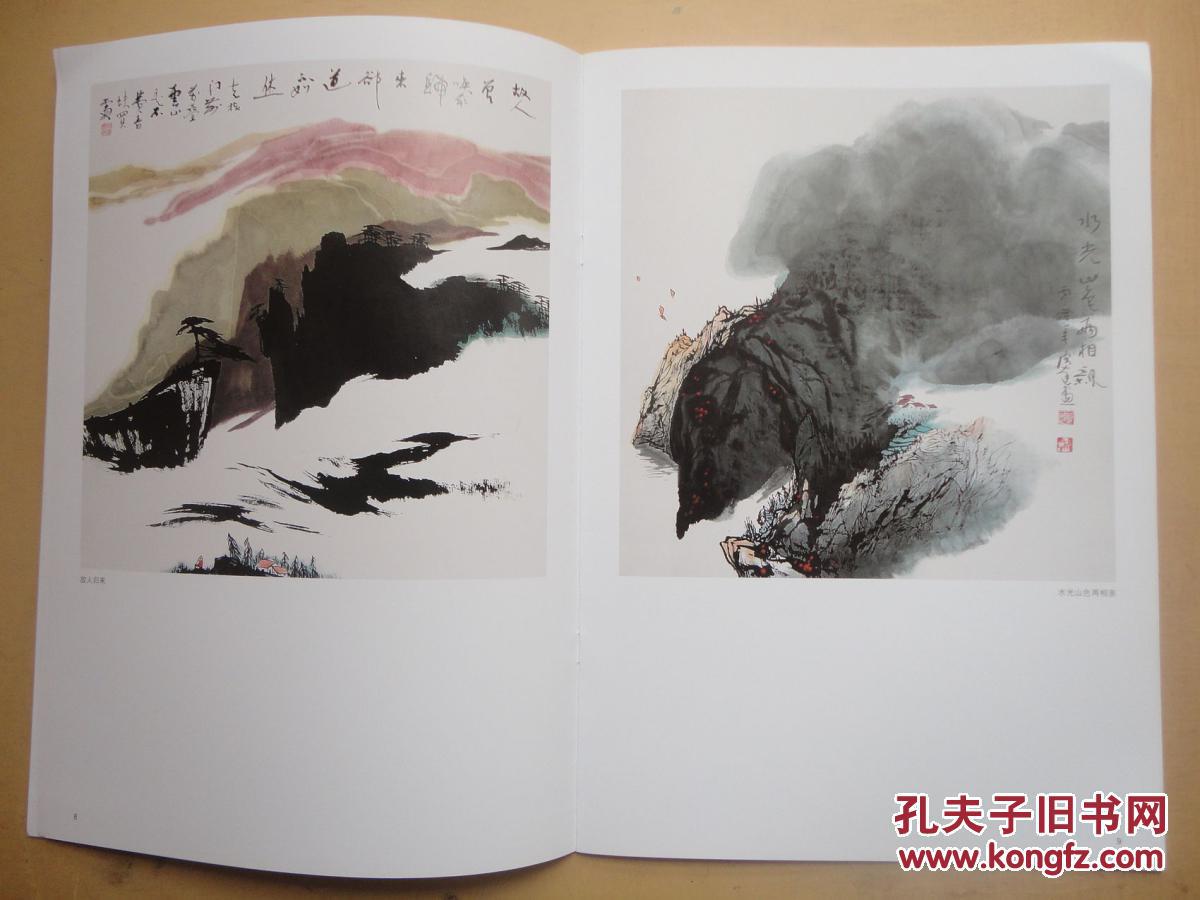 8开 著名画家 《中国当代书画名家皮达》品好 见图