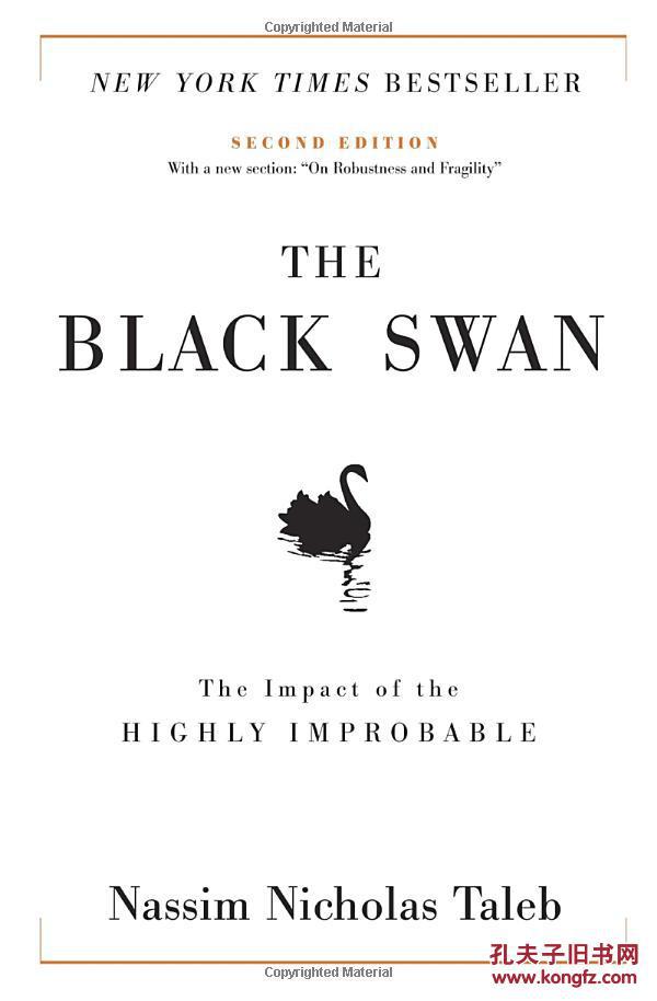 (进口英文原版)the black swan 黑天鹅:如何应对不可预知的未来