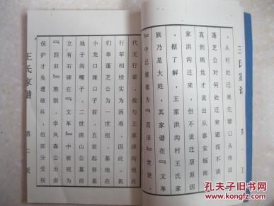 王氏家谱(山东图片