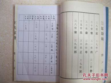 王氏家谱(山东图片