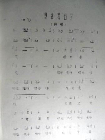 唐人简谱歌谱_唐人简谱(2)