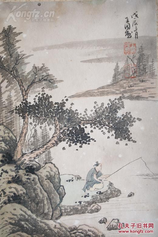 晚清民国年间著名书画家王同愈个人山水册