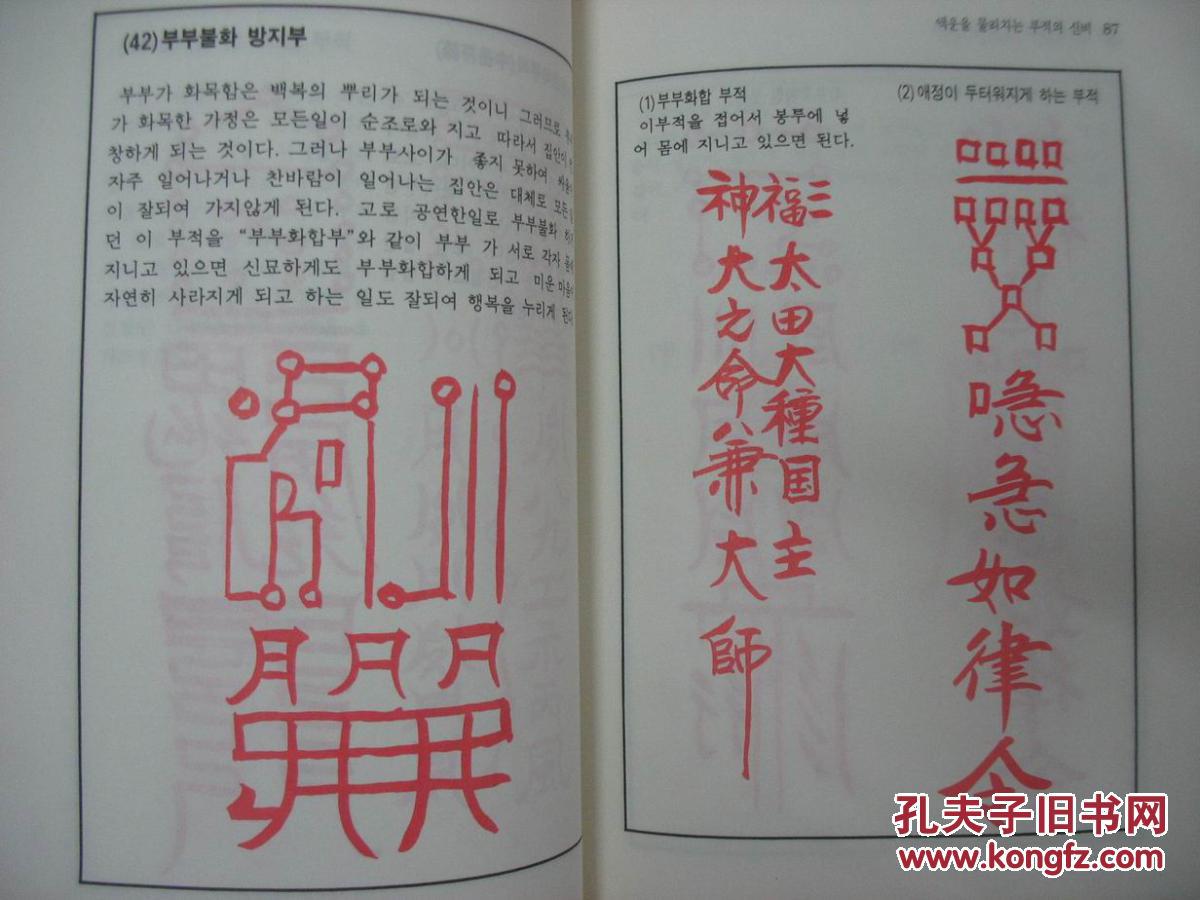 韩文原版书: (抵御厄运的神秘符籍)