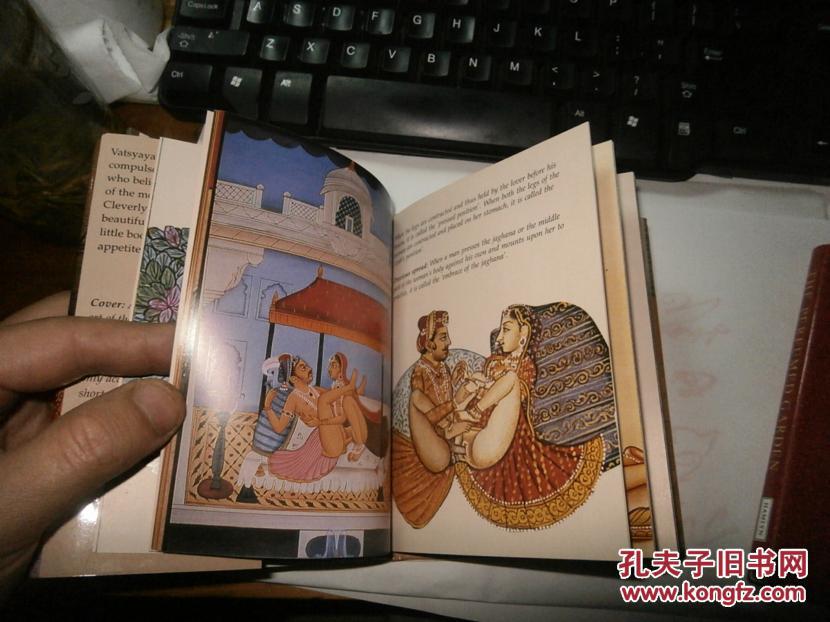 kama sutra【英文版,印度春宫图艺术】64开小精装,铜版纸彩印,多图