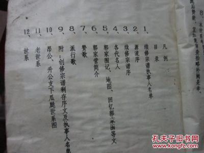 郭氏宗谱(汾阳堂,谱头)
